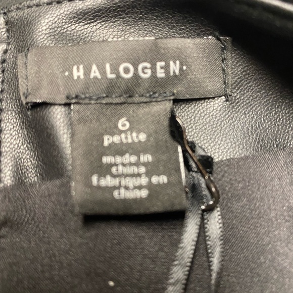 NWT Halogen Pleather Skirt SZ 6P - Picture 4 of 5